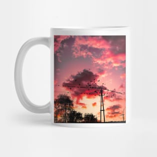 Sunset Birds Mug